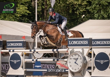 Great Britain's Team Audevard claim third place in the Longines EEF Nations Cup of Luxembourg